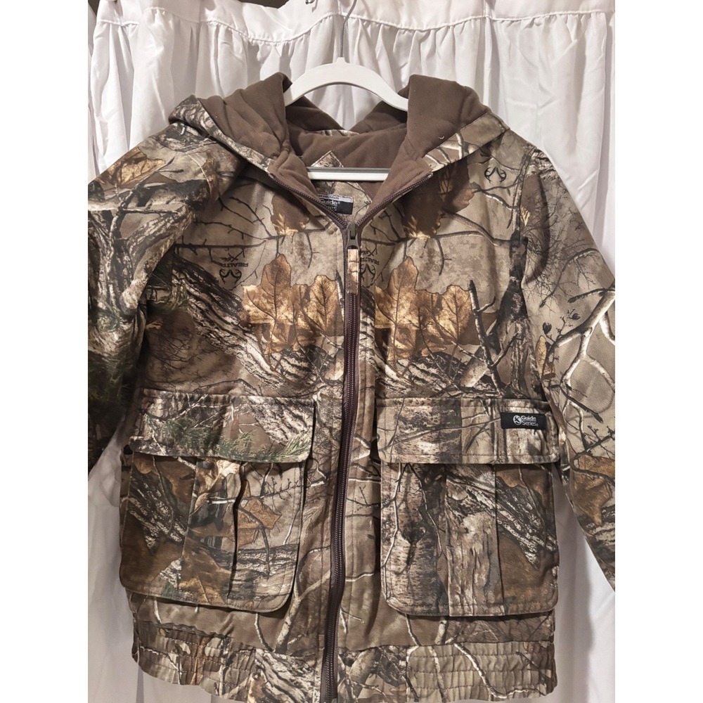 Gander Mountain Guide Series Kids Realtree Xtra Camo Hooded Jacket Small S